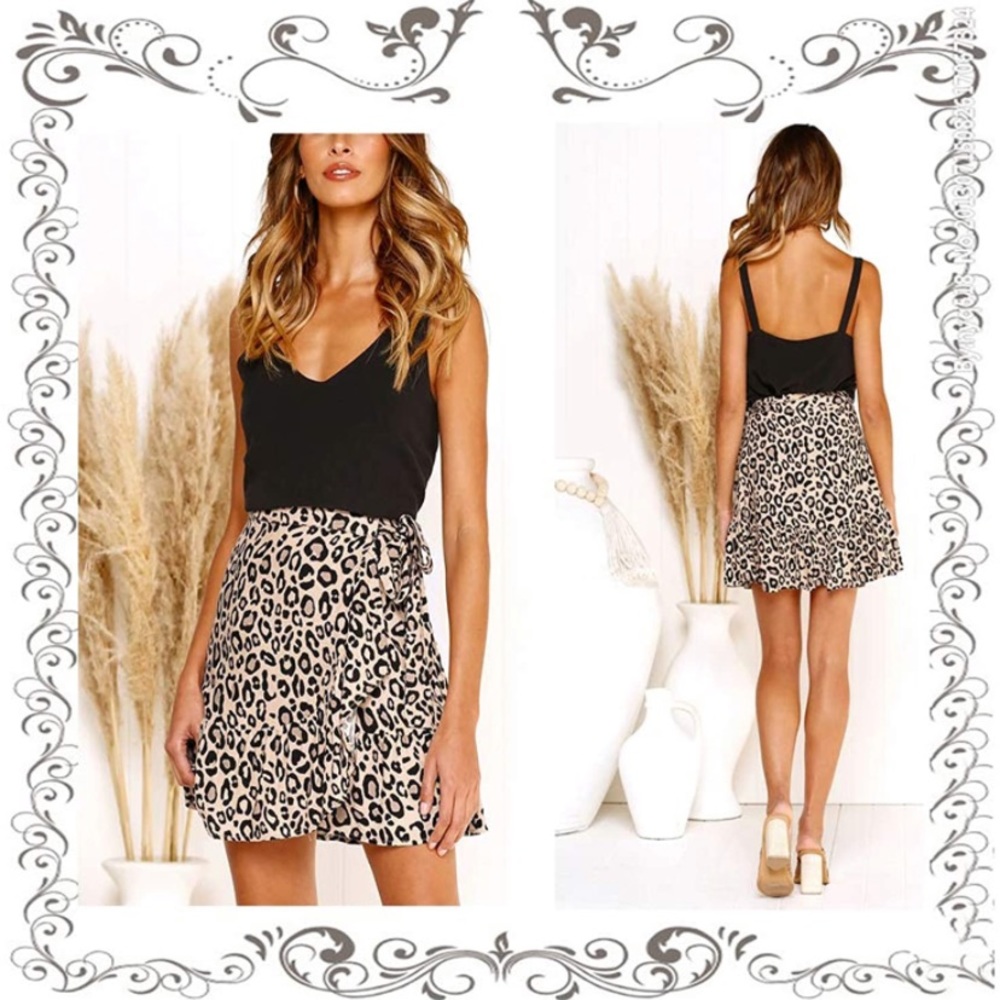 New leopard skirt